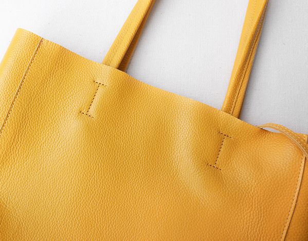 Handmade Leather Tote Bag Fot Mom Women's Shopping Bag Christmas Presents - icambag