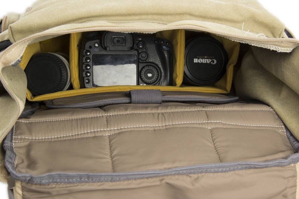 Rice Yellow Maxi Camera Backpack DSLR Canvas Bag Professional Camera Backpack DN26S - icambag