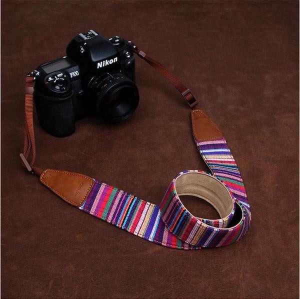 Bohemia Stripes Camera strap