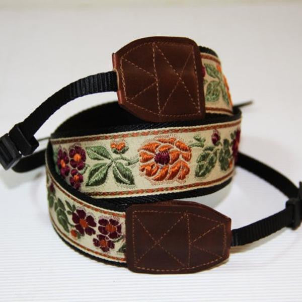 Embroidered Camera Strap