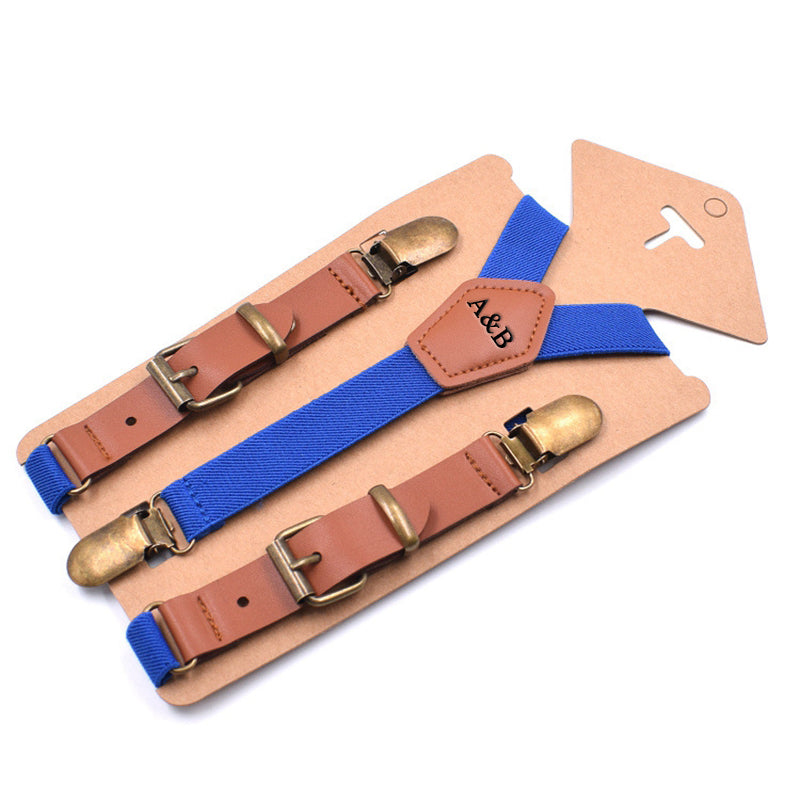 Personalized Groomsman Gifts, Mens Suspenders,Groomsman Wedding Suspenders, Best Man Gift - icambag