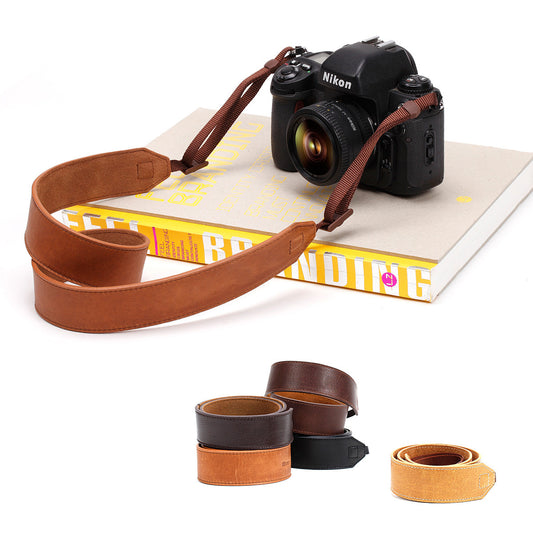 Genuine Leather Vintage Handmade DSLR Professional Camera Strap - CS181 - icambag