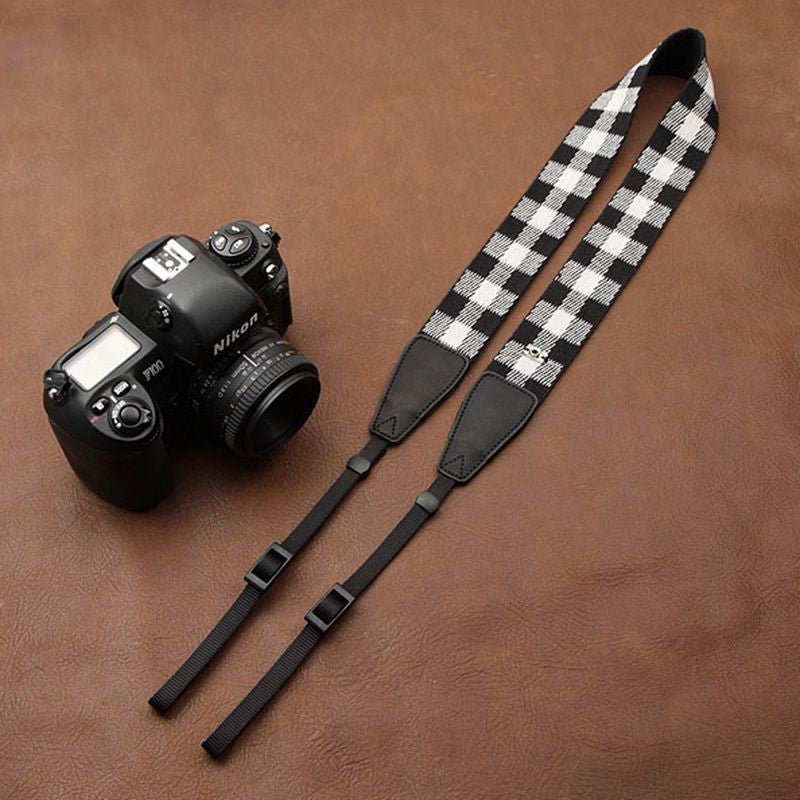 Fashion Squares Cotton DSLR Camera Strap CS017 - icambag