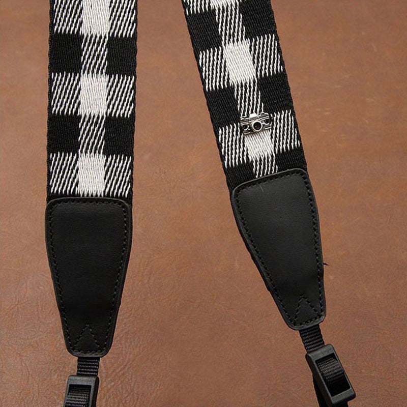 Fashion Squares Cotton DSLR Camera Strap CS017 - icambag