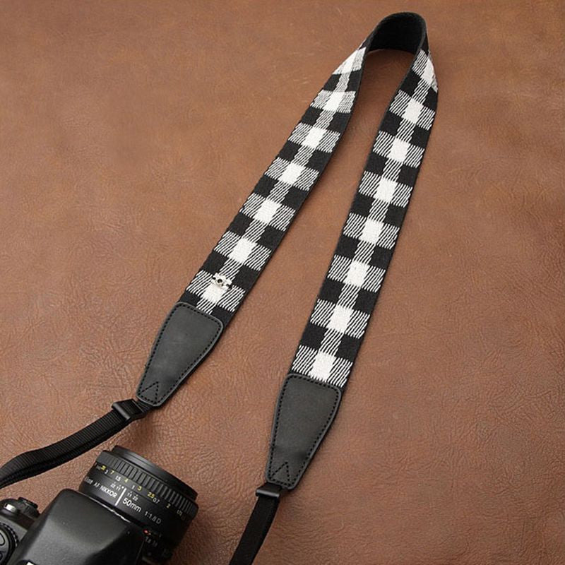 Fashion Squares Cotton DSLR Camera Strap CS017 - icambag