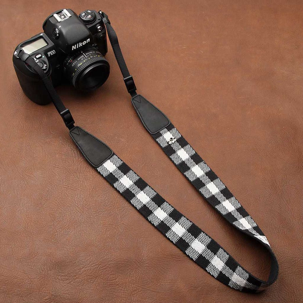 Fashion Squares Cotton DSLR Camera Strap CS017 - icambag