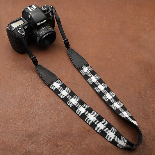 Fashion Squares Cotton DSLR Camera Strap CS017 - icambag