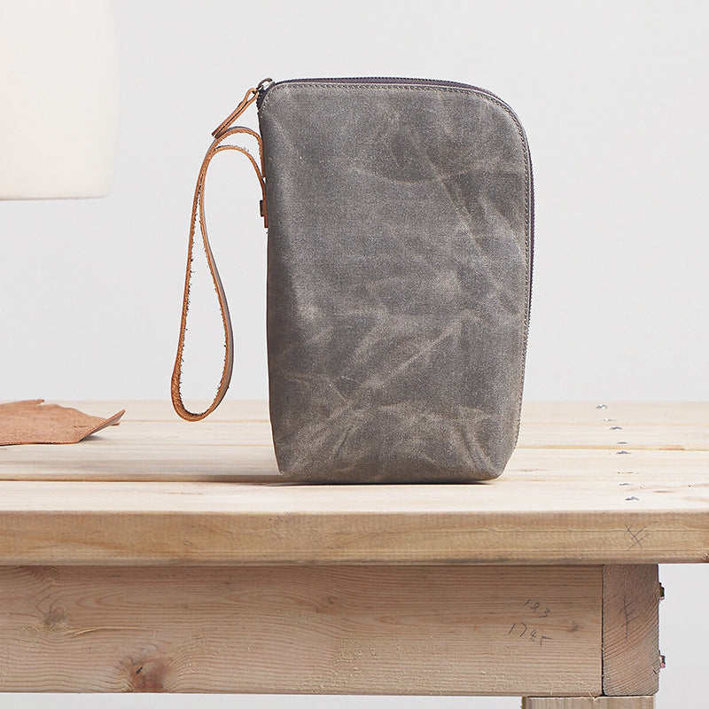 Groomsman’s Gifts Casual Canvas Handmade Men's Handbags - icambag