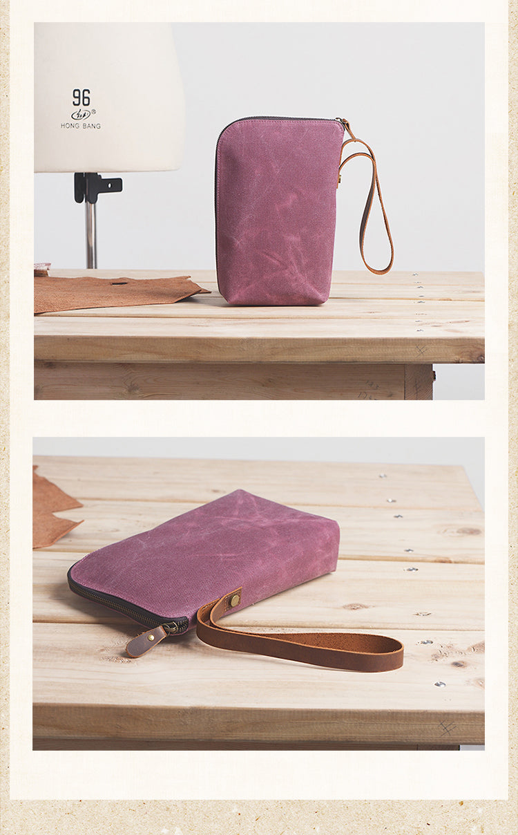 Groomsman’s Gifts Casual Canvas Handmade Men's Handbags - icambag