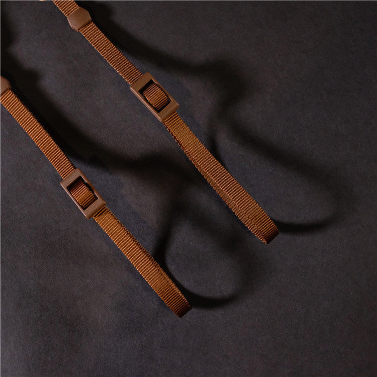Genuine Leather Cotton Denim DSLR Camera Strap CCS00210 - icambag