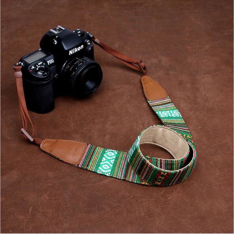 Stripe DSLR Camera Strap DSLR Bohemian Series CS067 - icambag