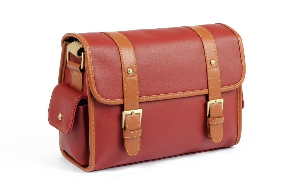 Handcrafted DSLR Camera Bag Messenger Vintage PU Leather Camera Bag Leather Bag 901 - icambag