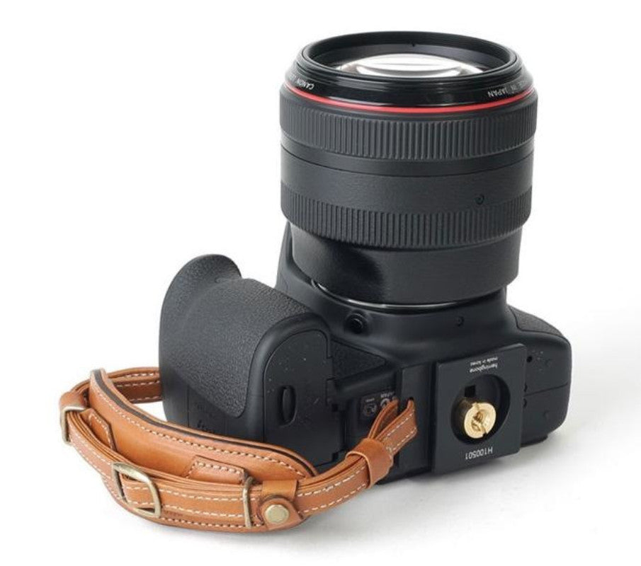 Handmade DSLR Leather Camera Wrist Strap - H110820 - icambag