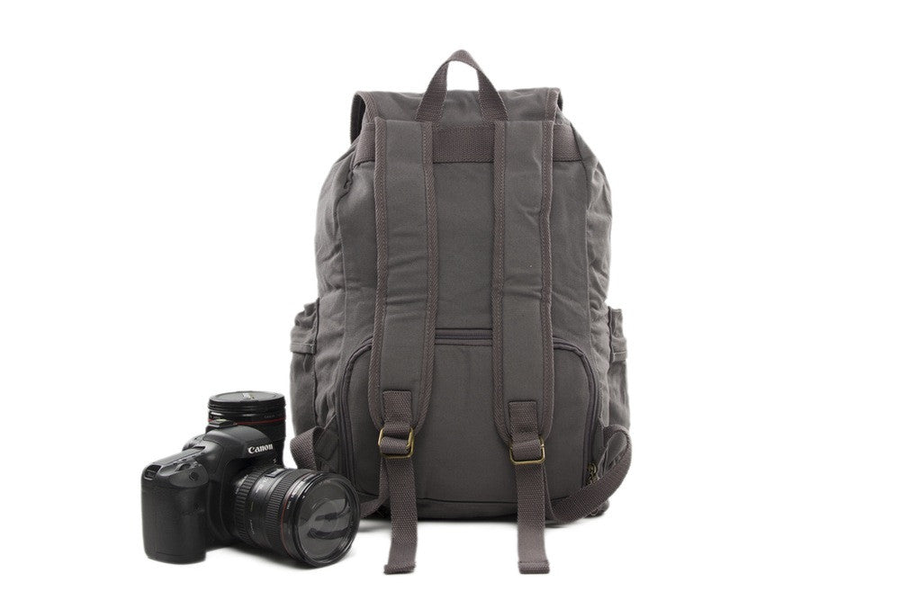 Leisure Backpack Safari DSLR Camera Bag Professional Camera Backpack Canon Nikon Bag bbk-S2 Gray - icambag