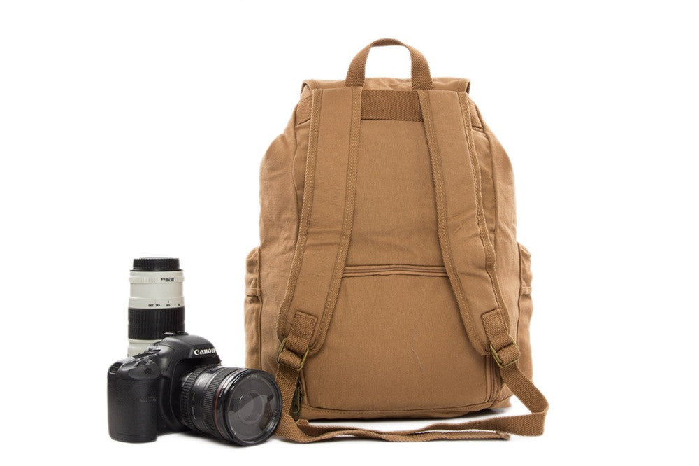 Leisure Backpack Safari DSLR Camera Bag Professional Camera Backpack Canon Nikon Bag bbk-S2 Yellow - icambag