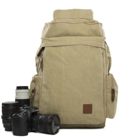 Rice Yellow Maxi Camera Backpack DSLR Canvas Bag Professional Camera Backpack DN26S - icambag