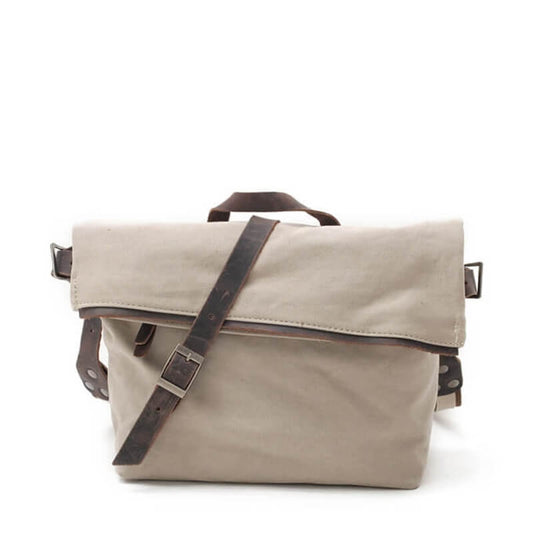 Single Shoulder Canvas Bag,Men;And Women Messenger Bag, 14'' Laptop IPAD Bag 80253 - icambag