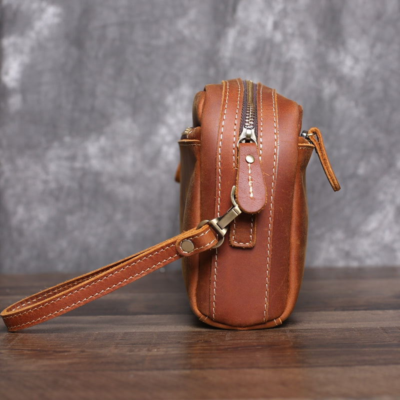 Personalized Groomsmen Gift Dopp Kit Bag Wedding Gift for Him Leather Toiletry Bag Monogram Available Mens Leather Boyfriend gift Travel bag - icambag