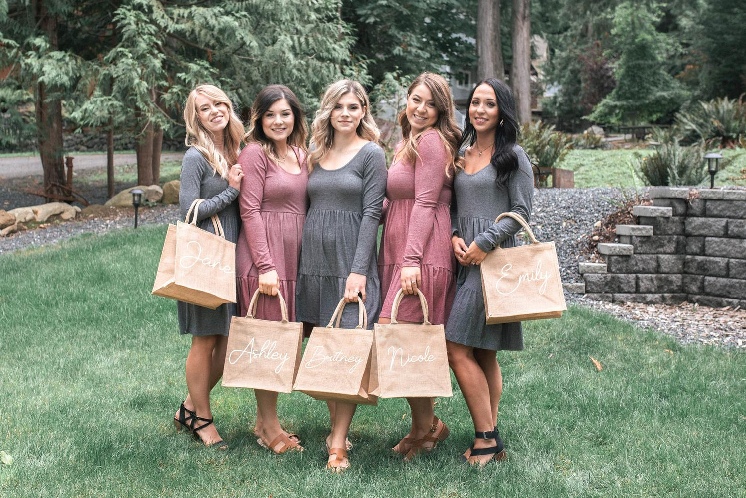 Personalized Bridesmaid Beach Bag Beach Bags Tote Gift Bags Bridesmaid – icambag
