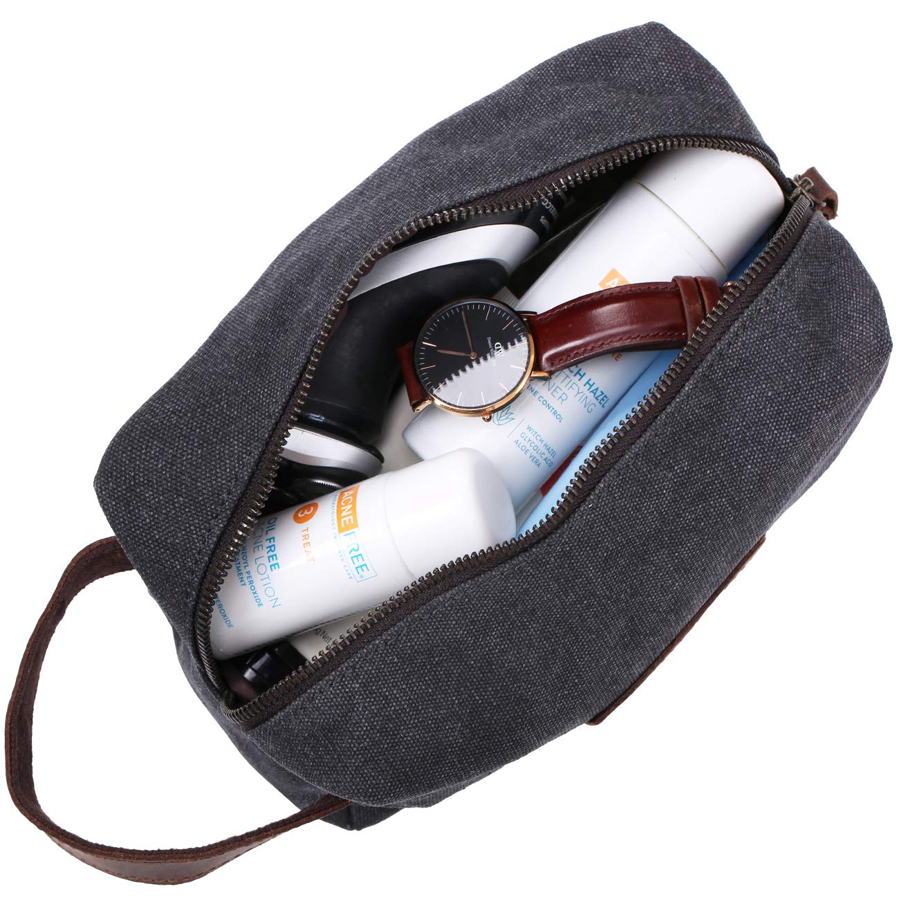 Toiletry Bag for Men Women Waterproof Portable Shaving Dopp Kit Cosmetic Makeup Organizer Pouch Bag Travel Accessories Bag - icambag