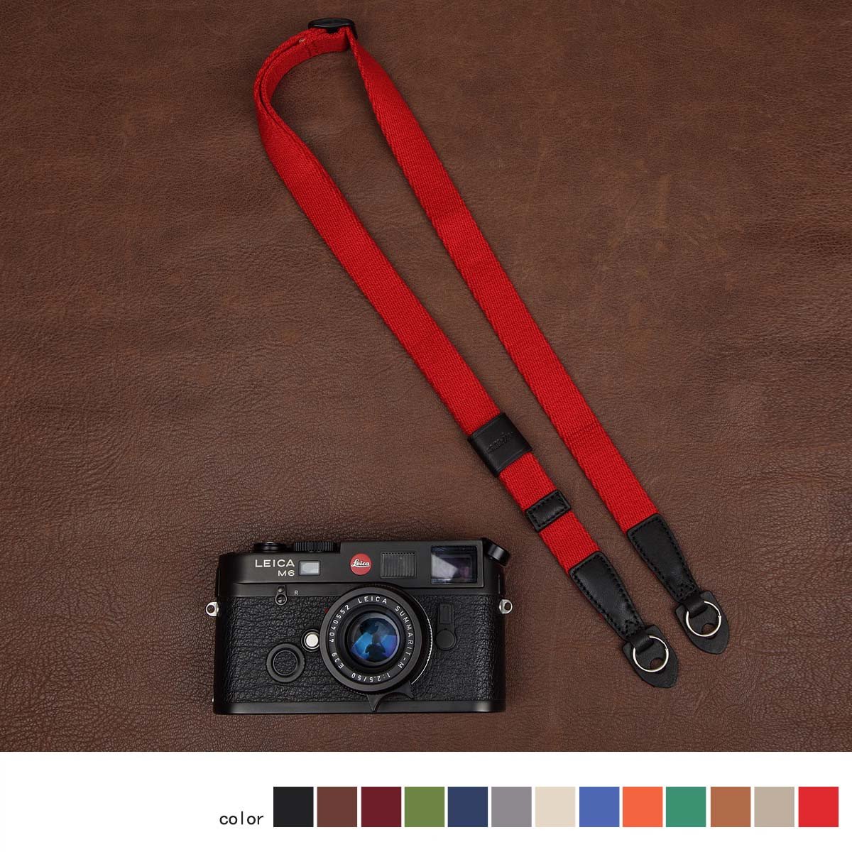 Adjust DSLR Handmade Leather Camera Strap CS164 - icambag