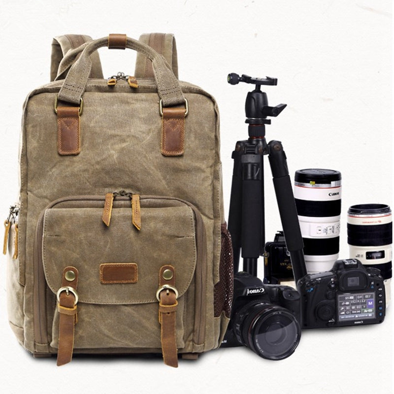 Professional Backpack Outdoor Trip Camera Backpack Waterproof Anti-theft Backpack Large Capacity Bag - icambag