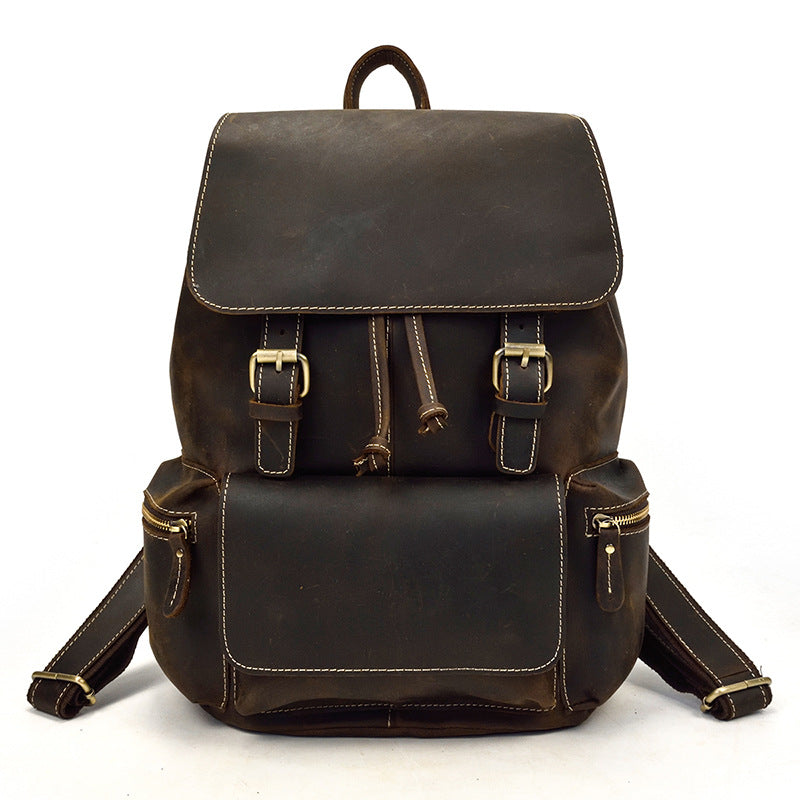 Men Leather Backpacks Father's Gift