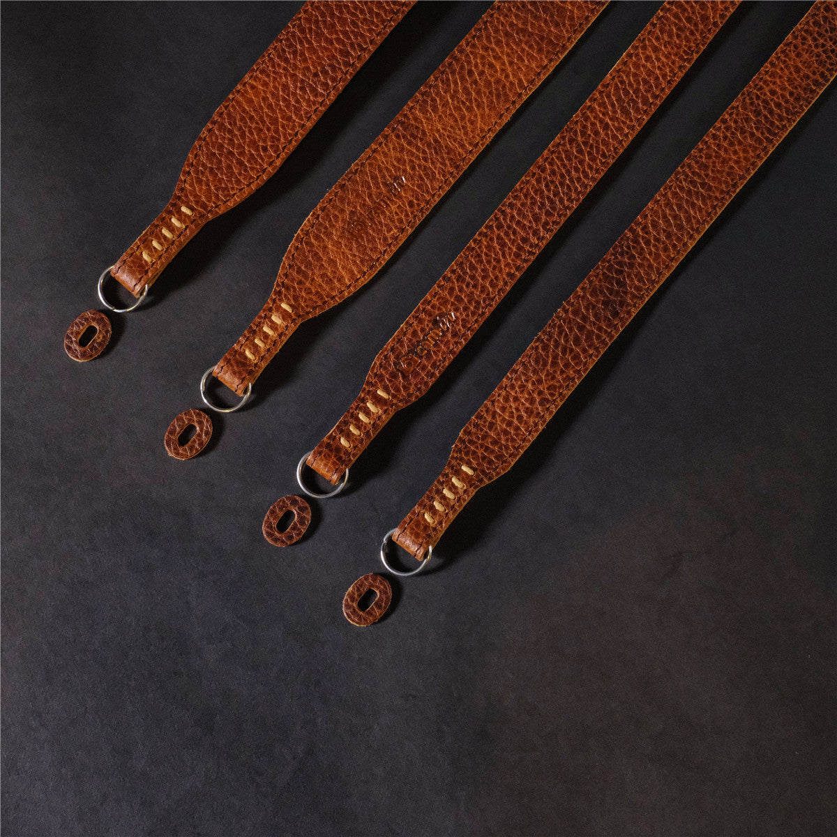Italy Vegetable Tanning Cowhide Handmade DSLR Leather Camera Strap - LCS007／LCS008 - icambag