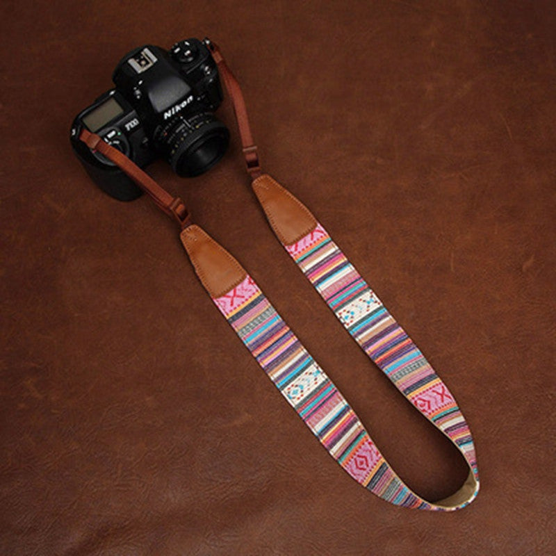 Stripe DSLR Camera Strap DSLR Bohemian Series CS067 - icambag