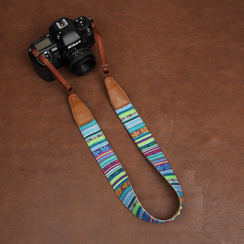 Stripe DSLR Camera Strap DSLR Bohemian Series CS067 - icambag