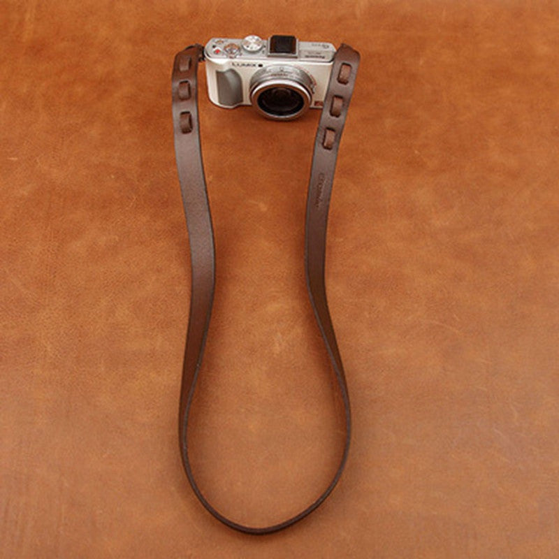 Cowhide Handmade DSLR Leather Camera Strap - CS191 - icambag