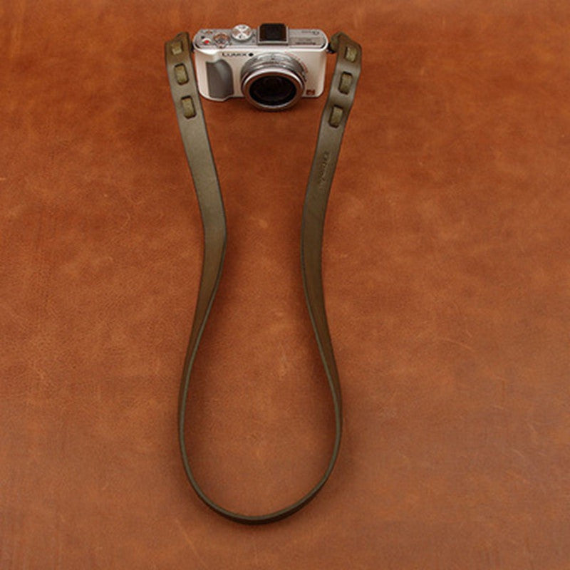 Cowhide Handmade DSLR Leather Camera Strap - CS191 - icambag