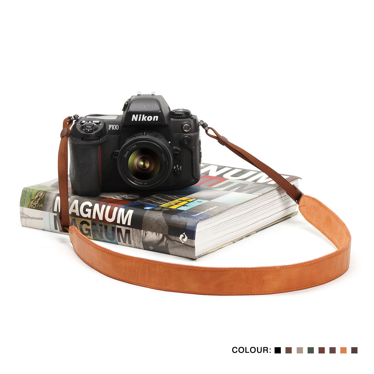 Italy Vegetable Tanning Handmade DSLR Leather Camera Strap - CS187 - icambag
