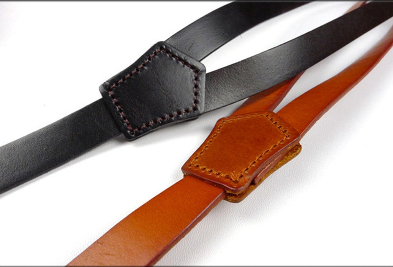 Mens Leather Suspenders,Fashion Suspenders,Birthday Gift - icambag